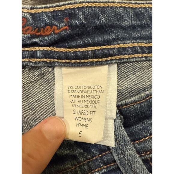 Eddie Bauer Women's Shaped Fit Bootcut Jeans Denim Blue Medium Wash Size 6 - Picture 13 of 16